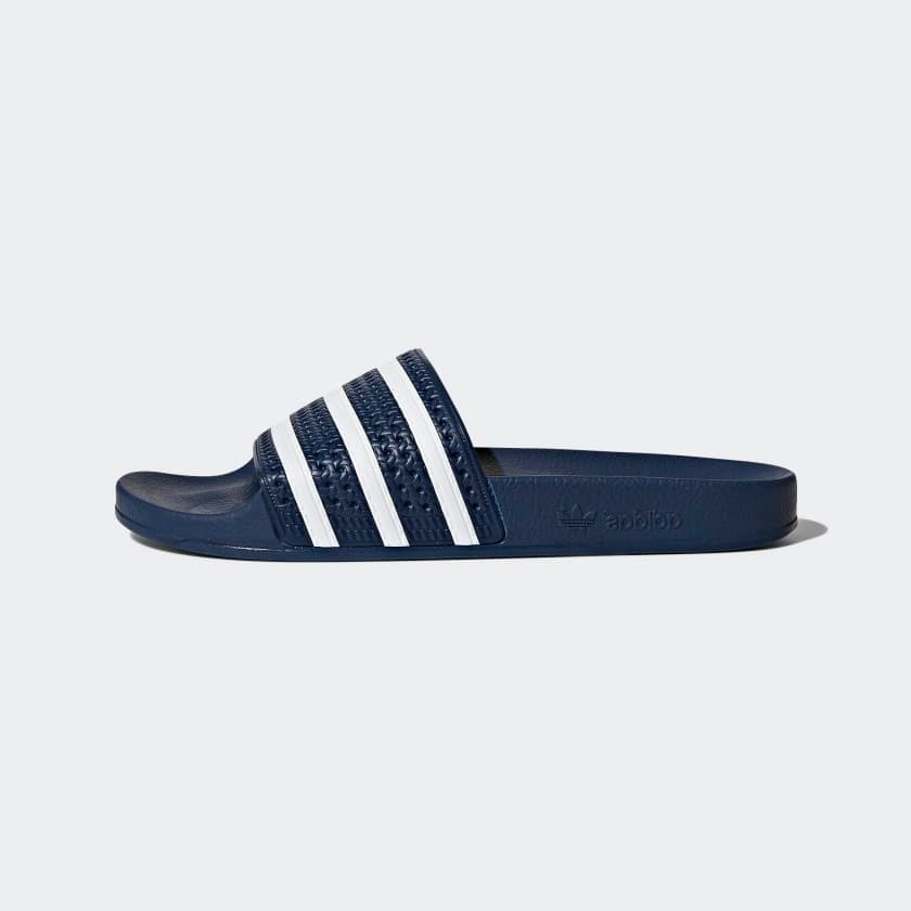 Сланцы ADILETTE ADIBLU|WHT