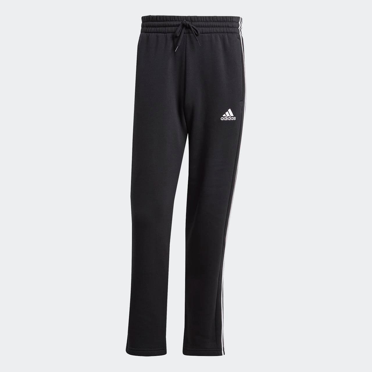 Брюки Essentials 3-Stripes Open Fleece Pants