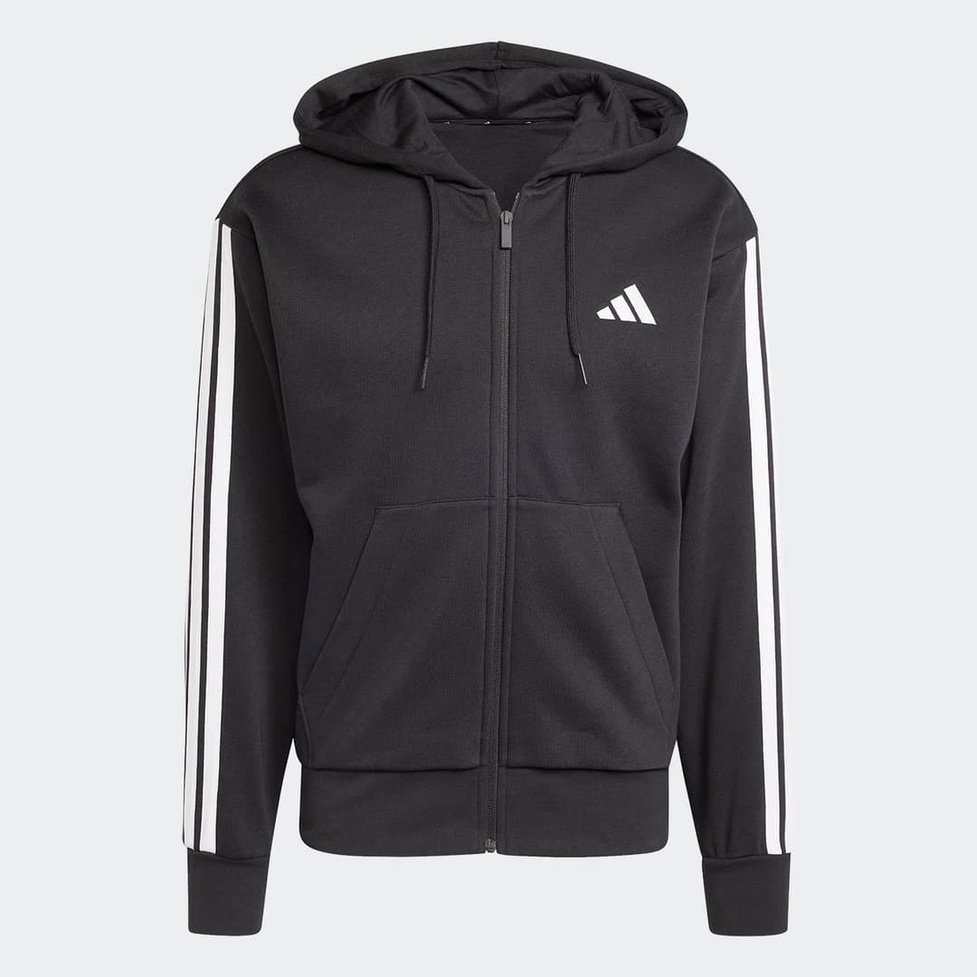 Худи Essentials 3-Stripes Full-Zip